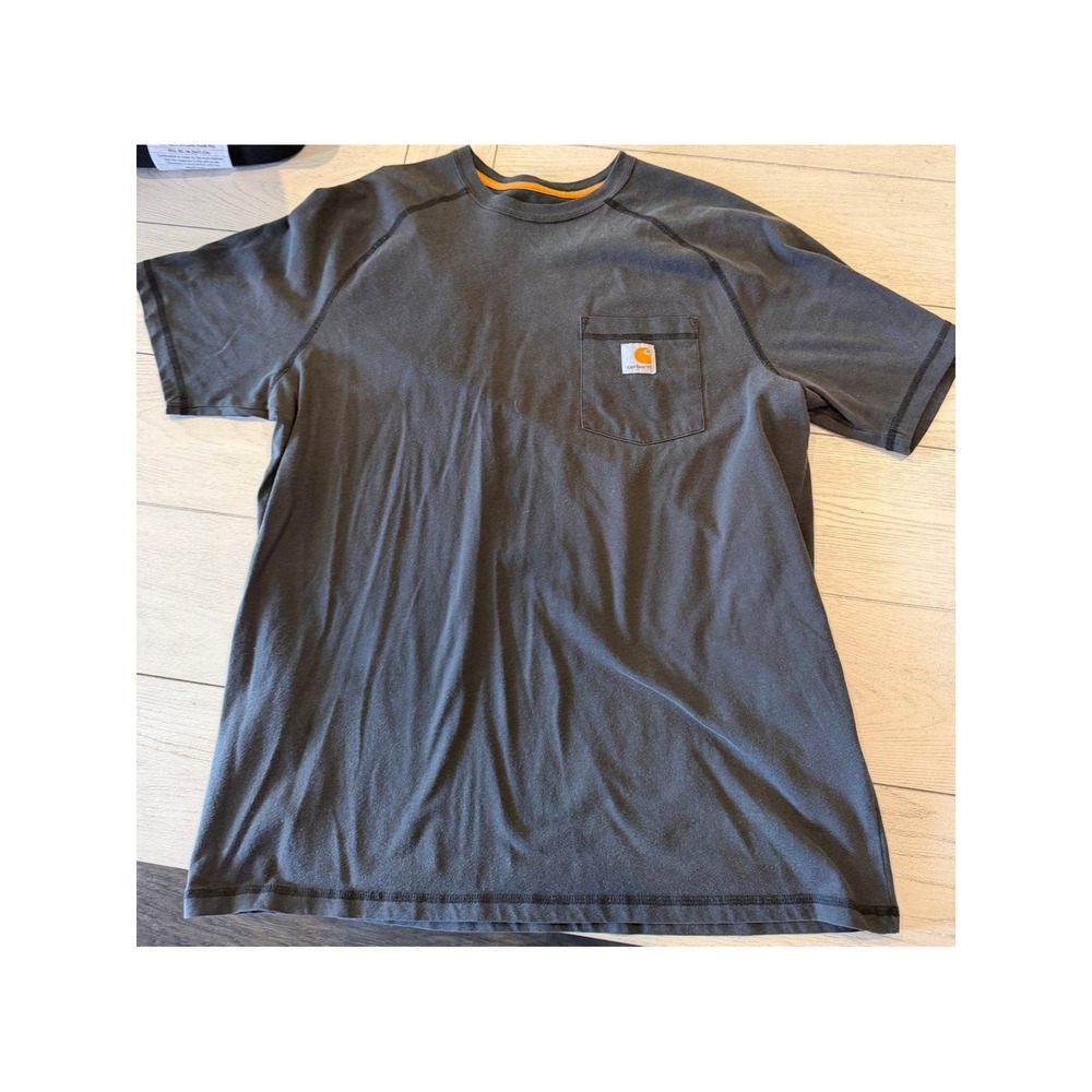 Carhartt Force Relaxed Fit Pocket T-Shirt Mens Large Charcoal Gray 100137